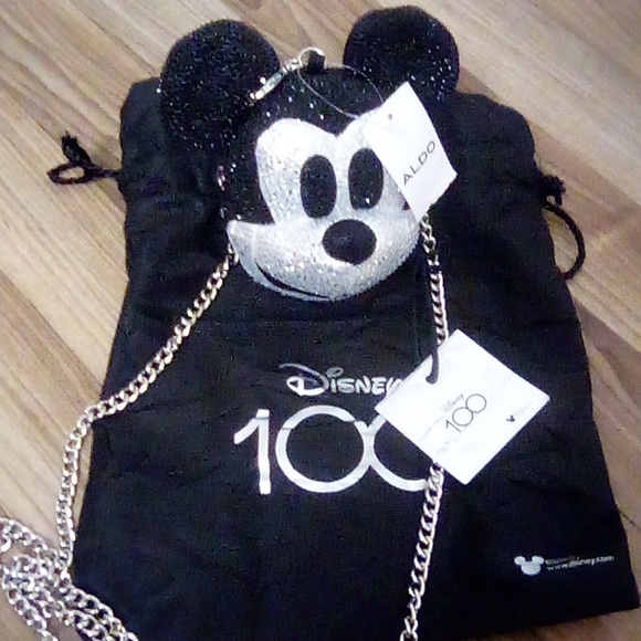 Disney X Aldo  Mickey Mouse Crystal Mini Crossbody - Picture 3 of 7